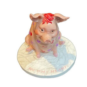 Pig O My Heart Invasion Collectible‎ Figurine Farm Anthropomorphic Decor 2001